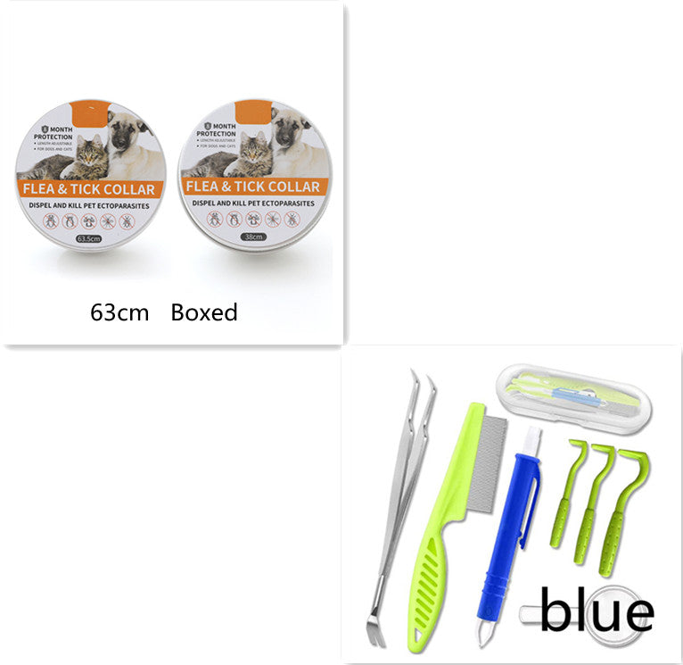 Insect-Repelling Silicone Pet Collar for Dogs/Cats