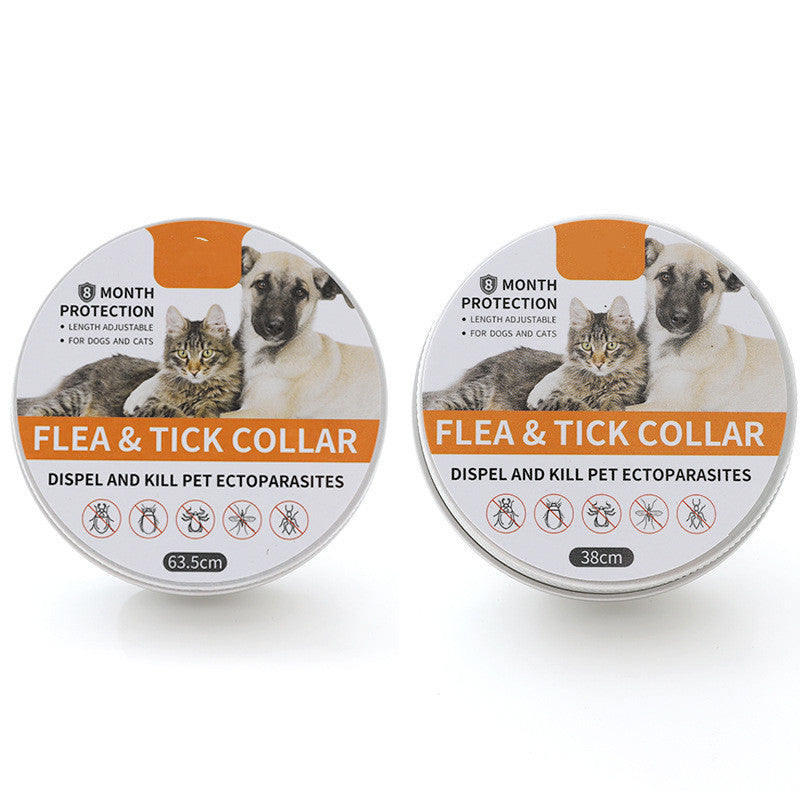 Insect-Repelling Silicone Pet Collar for Dogs/Cats