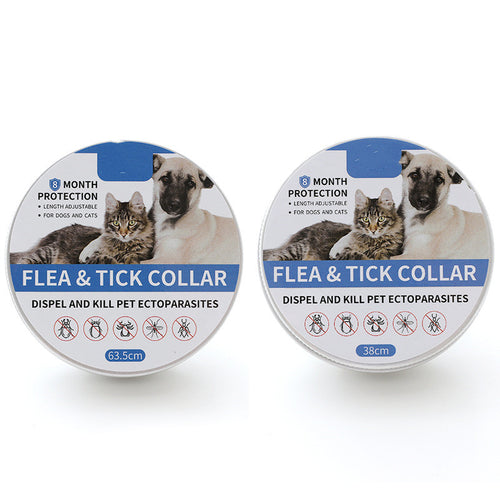 Insect-Repelling Silicone Pet Collar for Dogs/Cats