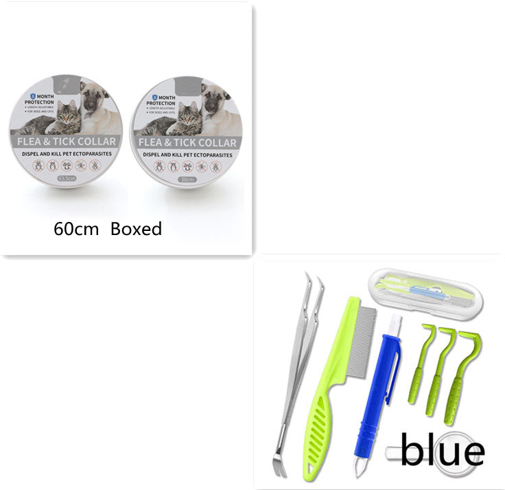 Insect-Repelling Silicone Pet Collar for Dogs/Cats