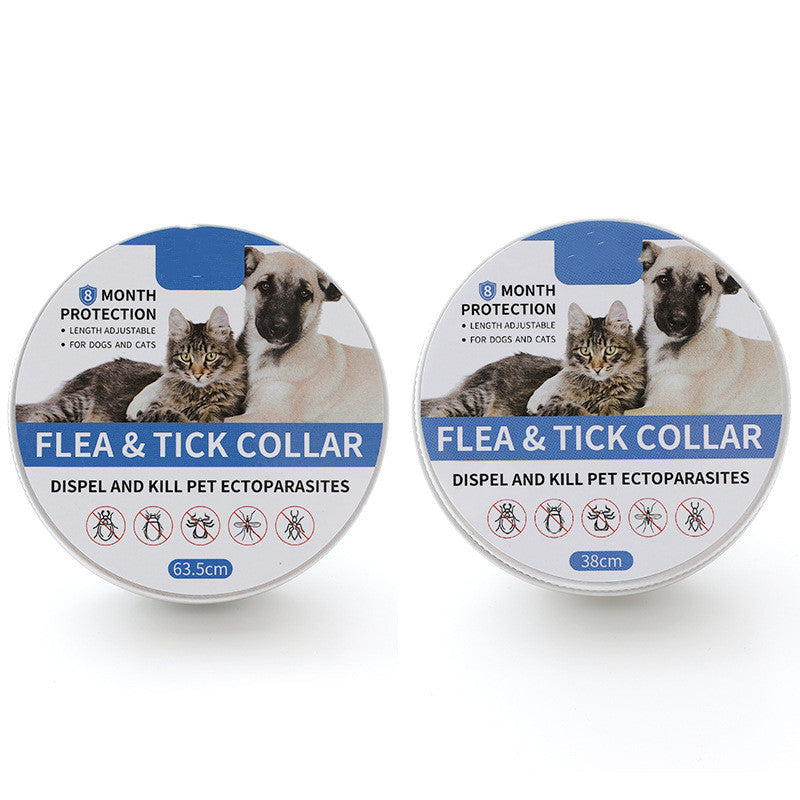 Insect-Repelling Silicone Pet Collar for Dogs/Cats